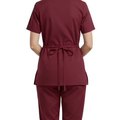 Scrub Pijama Cirúrgico Feminino Bordô