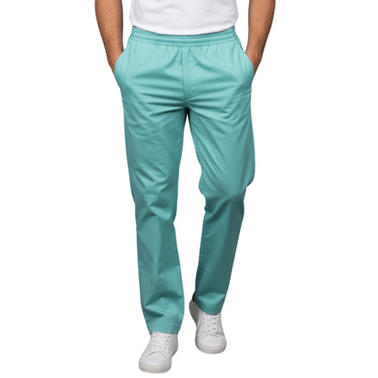 Calça Scrub Pijama Cirúrgico Masculino Verde Água