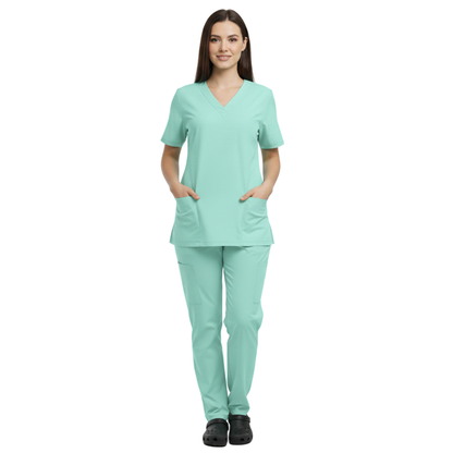 Scrub Pijama Cirúrgico Feminino Verde Água