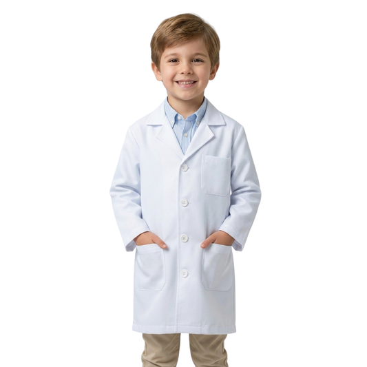 Jaleco Infantil Unissex Branco