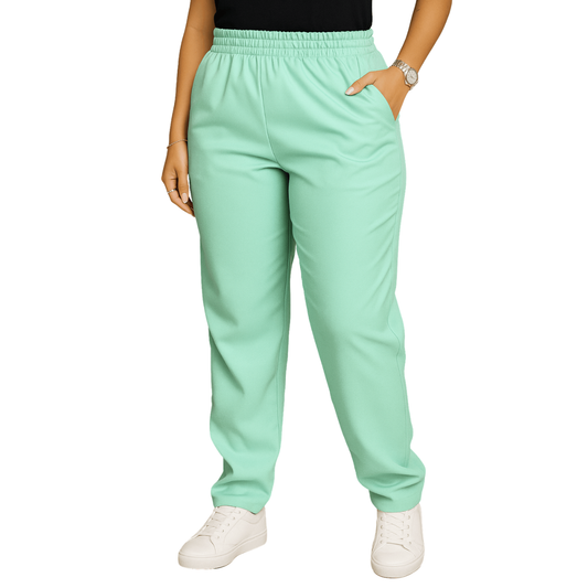 Calça Scrub Pijama Cirúrgico Feminino Verde Água