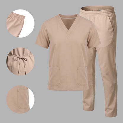 Scrub Pijama Cirúrgico Feminino Nude