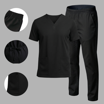 Scrub Pijama Cirúrgico Feminino Preto