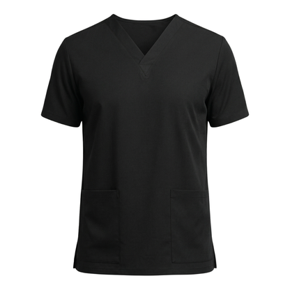 Blusa Scrub Pijama Cirúrgico Feminino Preto