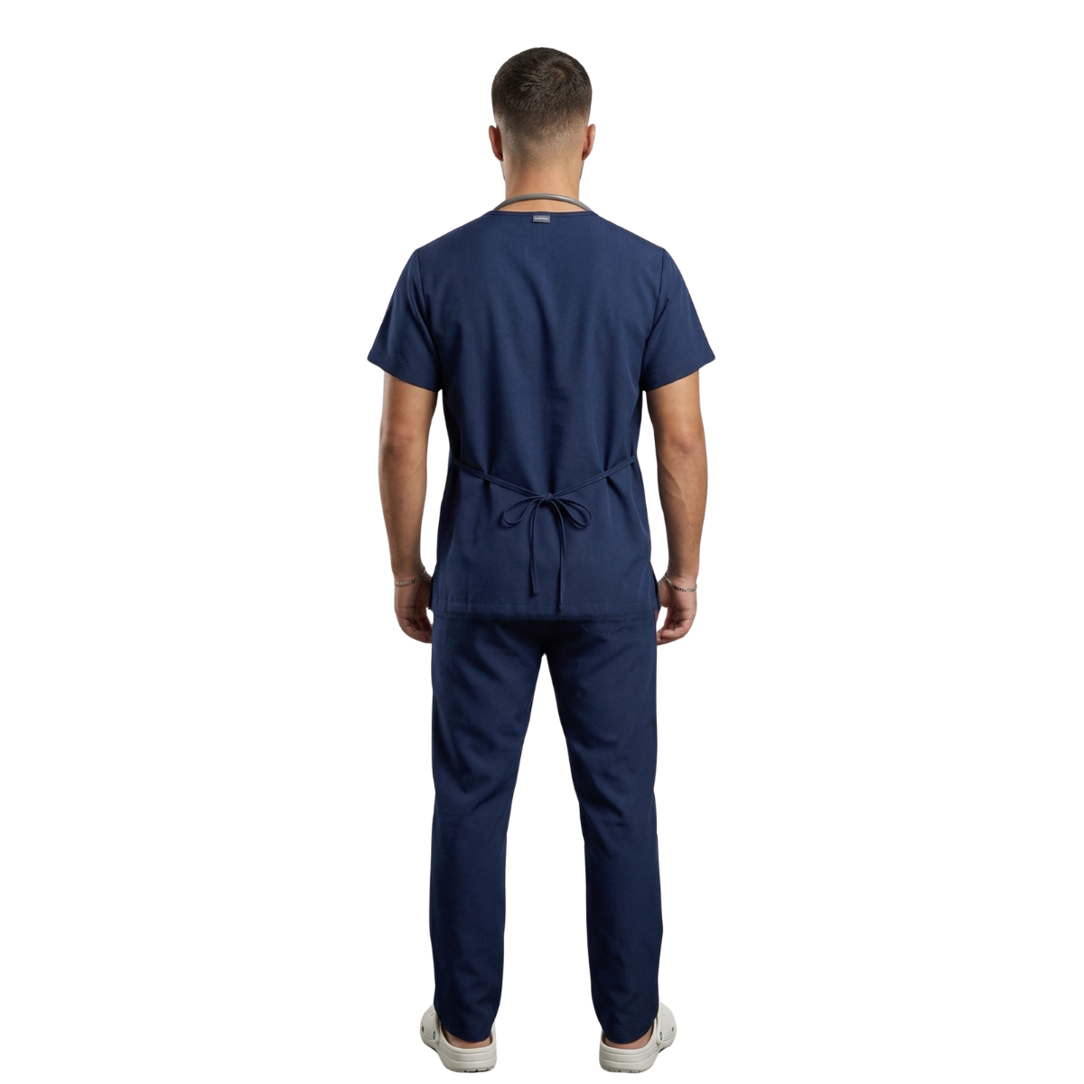Scrub Conjunto Hospitalar Unissex Azul Marinho Tecido Premium