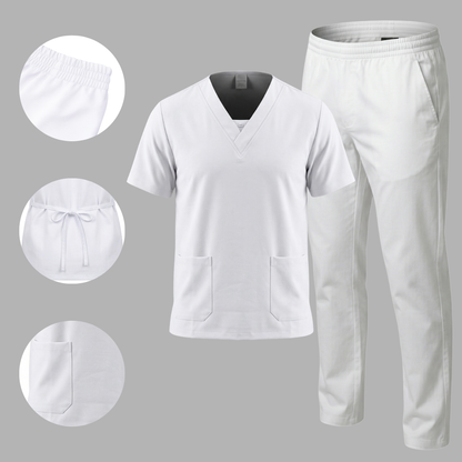 Scrub Pijama Cirúrgico Feminino Branco