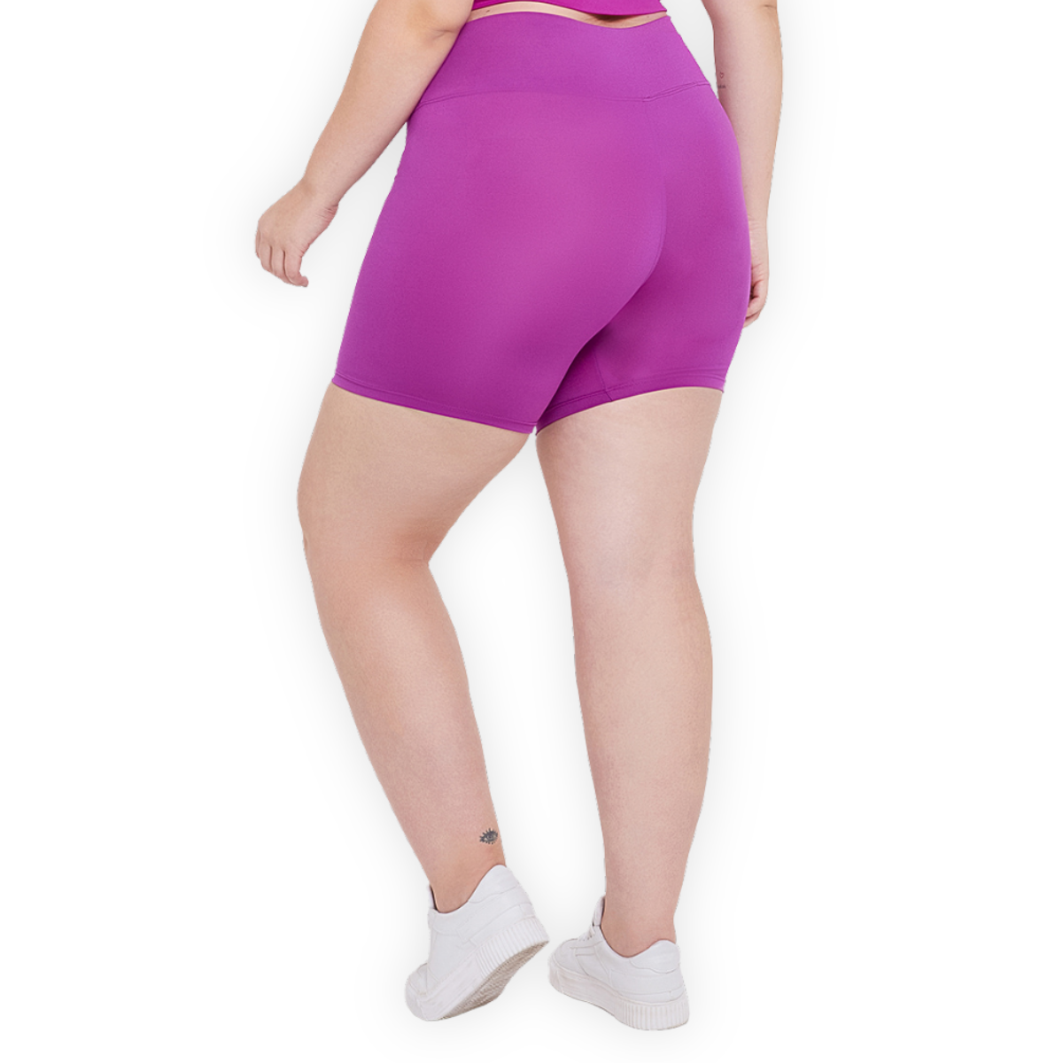 Shorts Legging Academia Plus Size