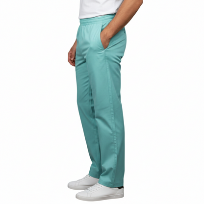 Calça Scrub Pijama Cirúrgico Masculino Verde Água