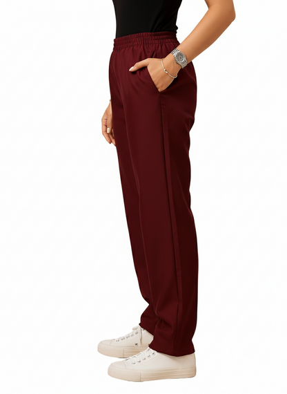Calça Scrub Pijama Cirúrgico Feminino Vinho