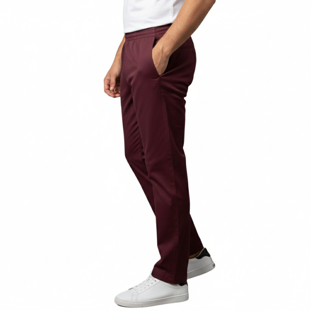 Calça Scrub Pijama Cirúrgico Masculino Vinho