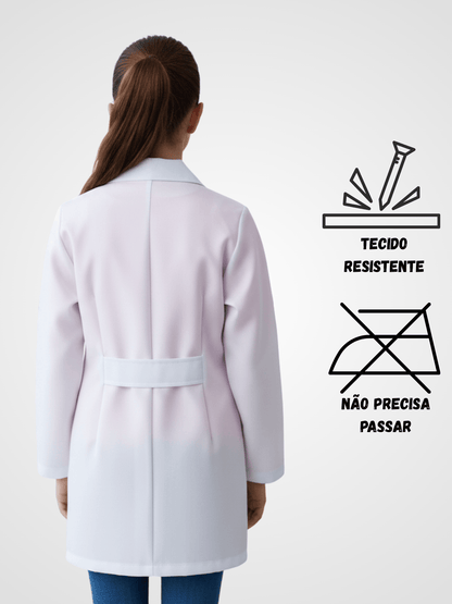 Jaleco Branco Infantil Unissex