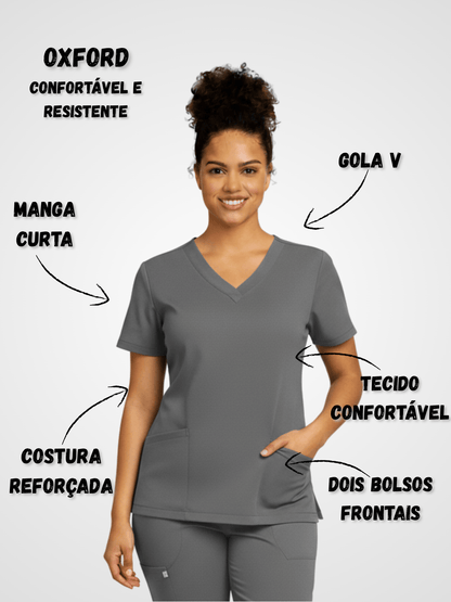 Blusa Scrub Feminino Conjunto Enfermeira