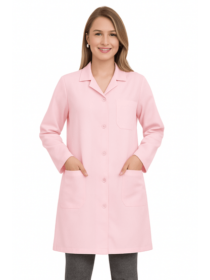 Jaleco Feminino com Botão Manga Longa