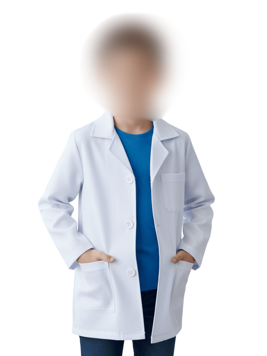 Jaleco Branco Infantil Unissex