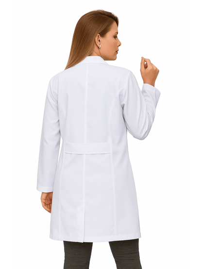 Jaleco Feminino com Botão Manga Longa