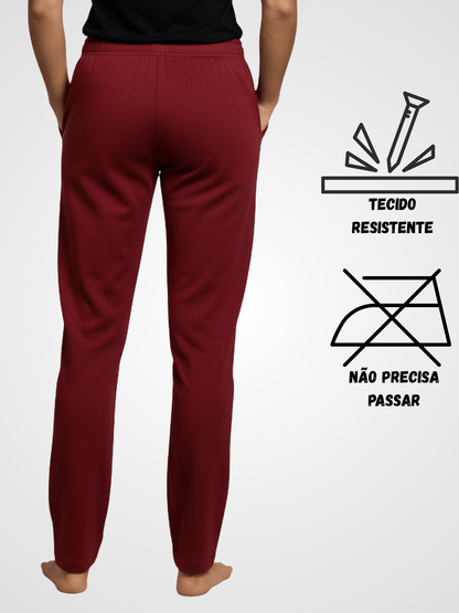 Calça Scrub Masculino Oxford Dois Bolsos