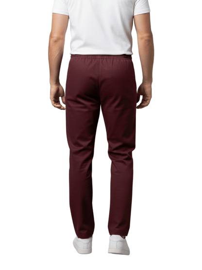Calça Scrub Pijama Cirúrgico Masculino Vinho